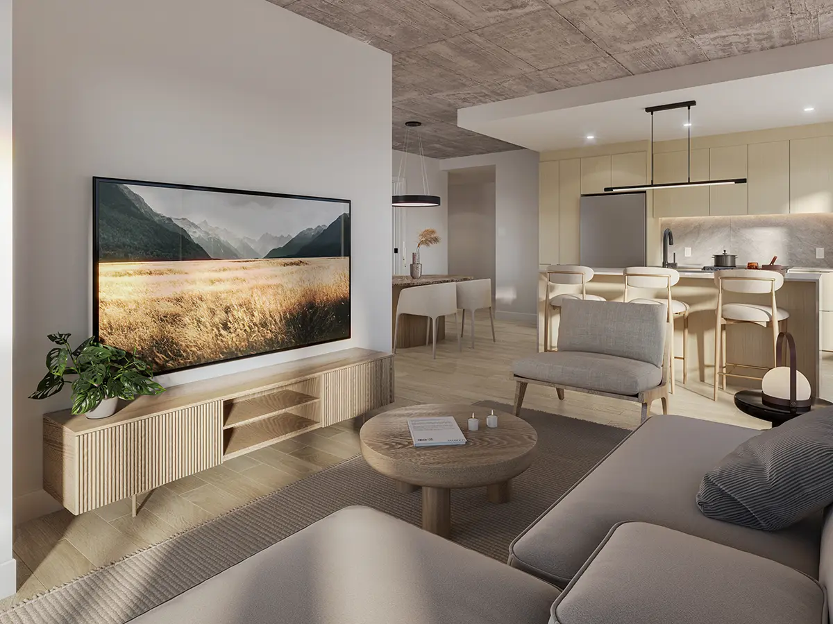 Espace de vie - Unités - Sorella condos