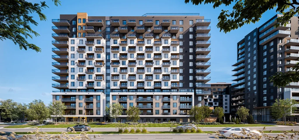 Extérieur côté boulevard chomedey